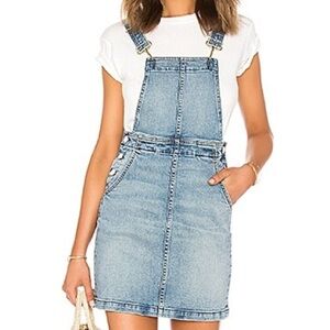 Father’s Daughter Women S Salt Wash Denim Casual The Gail Skirt Overall Dress